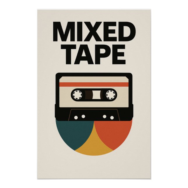 Póster MIXED TAPE – L’hommage visuel à vos compilations (Frente)