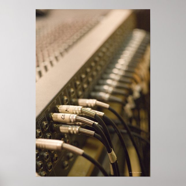 Póster Mixer de Som (Frente)