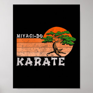 Poster Miyagi do Karate Funny Vintage Karate Bonsai Tree