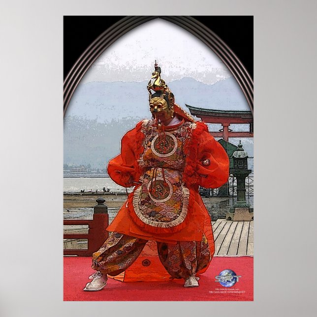 PÓSTER MIYAJIMA BUGAKU DANCER (Frente)