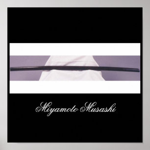 Poster Miyamoto Musashi's Wooden Sword
