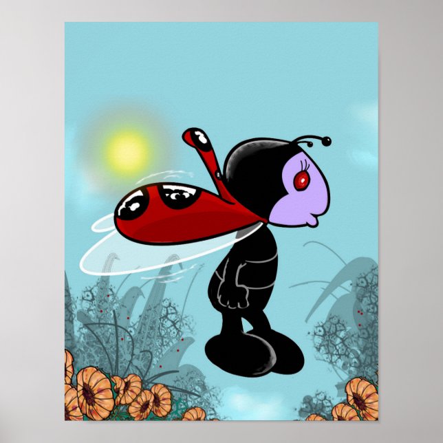 Poster Mizz Ladybug (Frente)