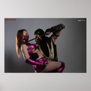 Poster MK Roomies Scorpion X Mileena