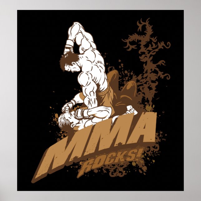 Poster MMA Rocks (Frente)