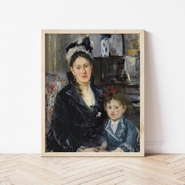 Poster Mme Boursier e sua filha | Berthe Morisot (Criador carregado)