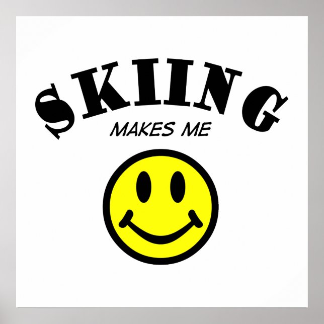 Póster MMS: Esquiando (Frente)