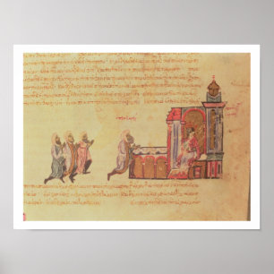 Póster MMS Vitr 26-7 o imperador bizantino Romanus III AR
