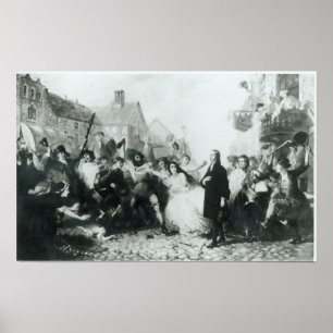 Póster Mobbing de John Wesley em Wednesbury