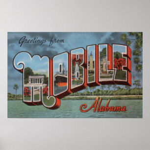 Póster Móbil, Alabama (cena do rio)