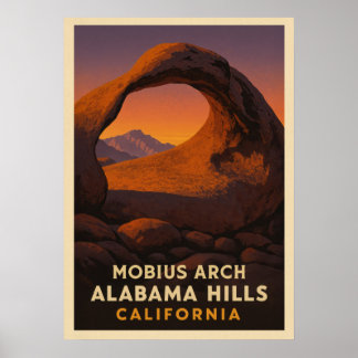 Poster Mobius Arch Alabama Colinas California V01