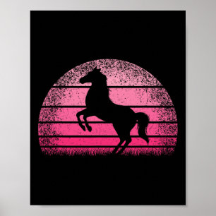 Poster Moça-Vaca-Vente do Cavalo Ancoradouro de Cavalo Re
