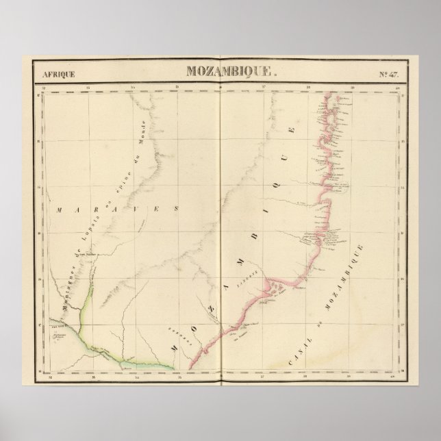 Poster Moçambique África 47 (Frente)