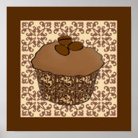 Mocha / Cupcake do Fosco do café, Fundo do local