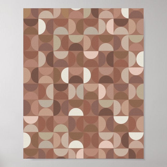 Poster Mocha Mousse Meio século Modern (Frente)