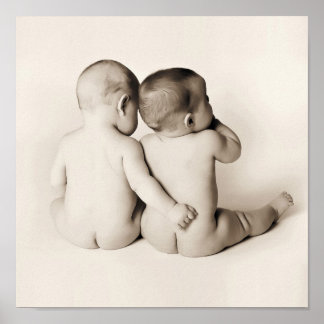 Póster Mocha Twin Baby Botories