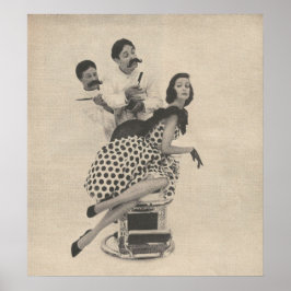 Poster Moda de Beleza Comprada 1960