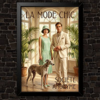 Moda de propaganda Vintage dos anos 1920
