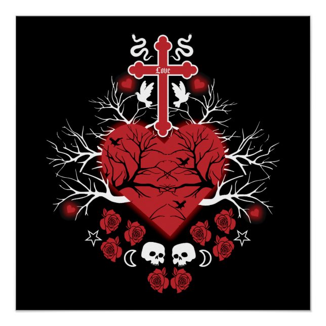 Póster Moda do tronco Posto do gótico (Frente)