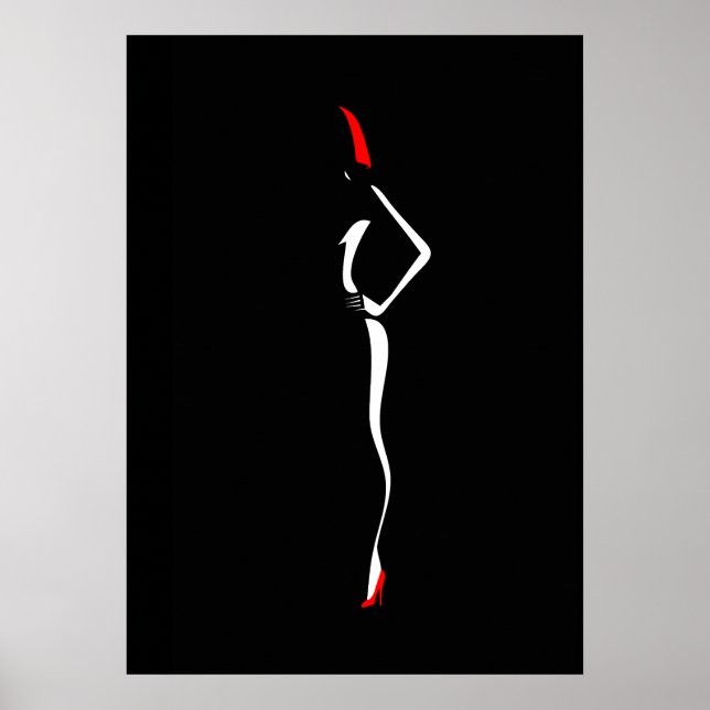 Poster Moda Feminina Inspirada em Pop Art 4 (Frente)