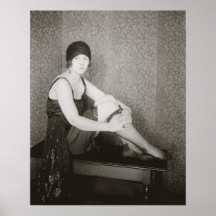 Poster Moda Flapper, 1922. Foto Vintage