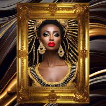 Moda Mulher africana ouro Vestido enfeitado com jó