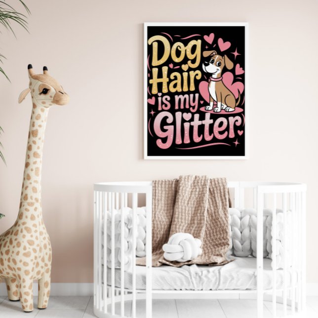 Poster Moda Sparkle de Pele Canina (Criador carregado)