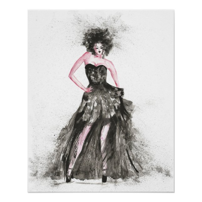 Póster Moda Vogue Mulher (Frente)