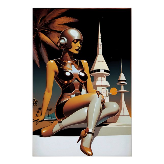 Póster Modas Cybernauta - Arte de Ken Gage (Frente)