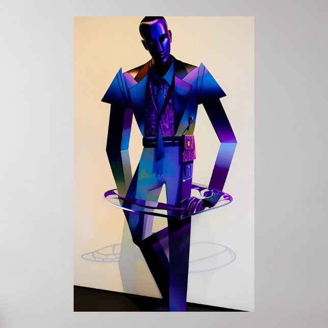 Poster Modas de Saturno, Anéis de Troia para Homens Ken G (Frente)