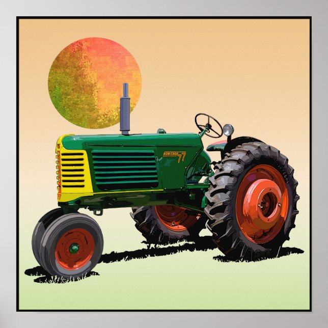 Póster Modelo 77 Crop de Linha (Frente)