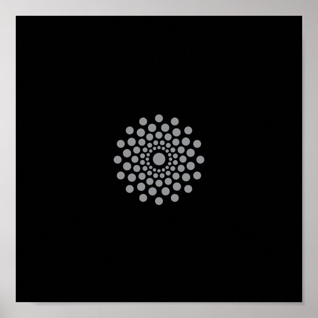 Poster Modelo Apenas Centro Mandala (Frente)