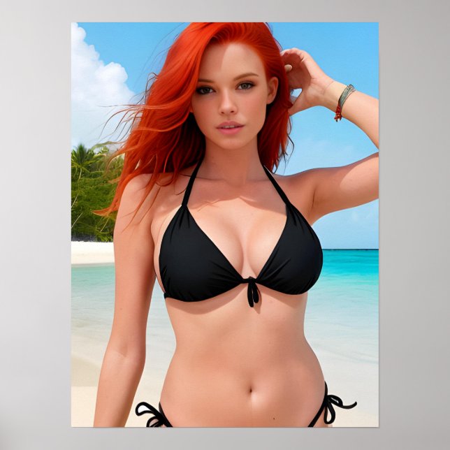 Poster Modelo Bikini (Frente)