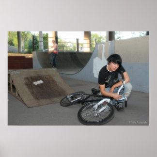 Póster Modelo BMX do Scenester