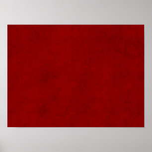 Póster Modelo carmesim vermelho do papel de pergaminho do