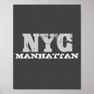 Poster Modelo Criativo de Nova York Nyc Manhattan