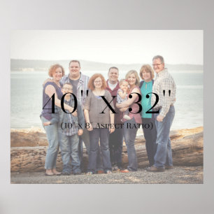 Poster MODELO das fotos de família 40x32