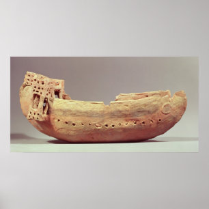 Poster Modelo de barco com convés de alto mar