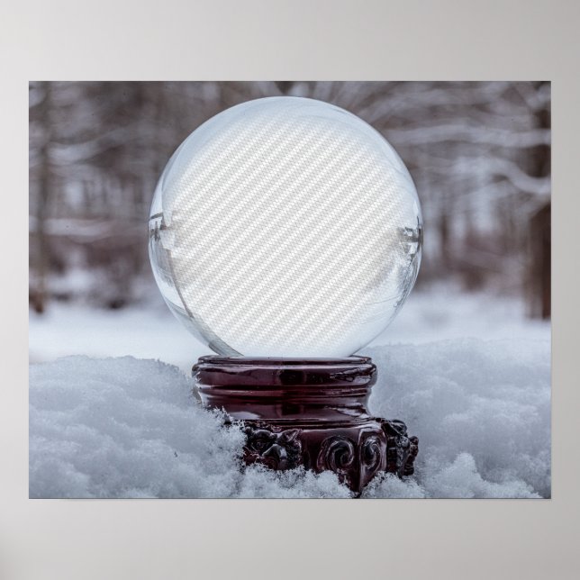Poster Modelo de Bola de Cristal (Frente)
