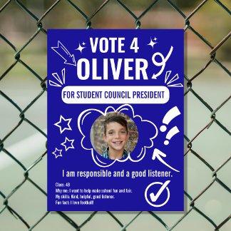 Poster Modelo de Cartaz de Votação do Conselho Escolar pa