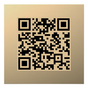 Póster Modelo de código QR editável instantaneamente   Fa