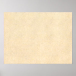 Poster Modelo de couro do pergaminho de Tan do Buckskin