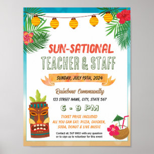 Poster Modelo de evento tropical solar