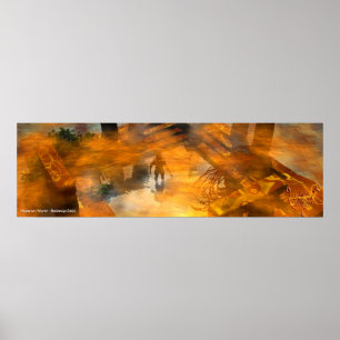 Póster MODELO DE FICHA DE HIPERION/ÁGUA, FICHA Científi