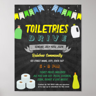 Poster Modelo de Folheto de Unidades de Toiletries