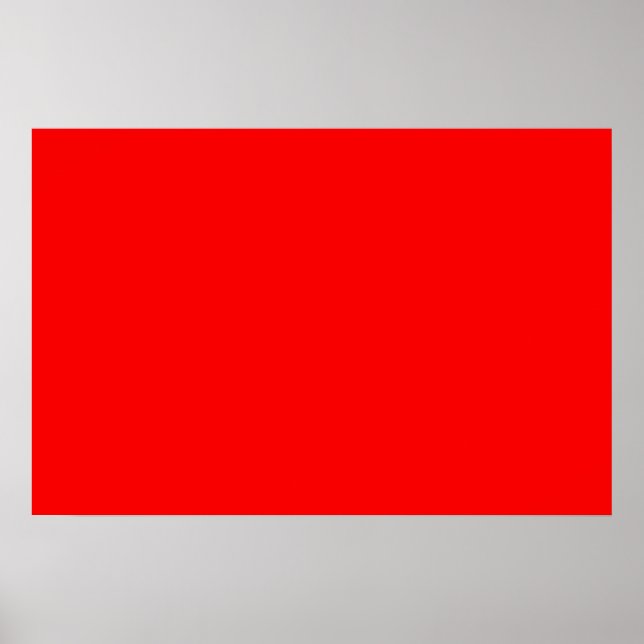 Poster modelo de fundo personalizado do DIY vermelho bril (Frente)