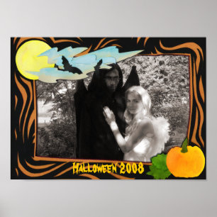 Póster Modelo de Halloween