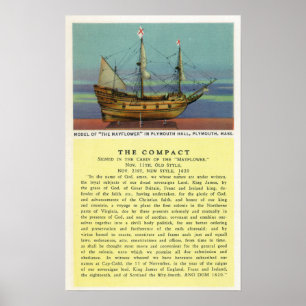 Póster Modelo de Mayflower