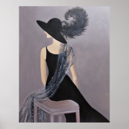 POSTER MODELO DE MODELO DE VINTAGEM