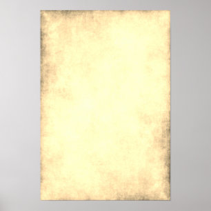Poster Modelo de Papel de Pergaminho em Fundo