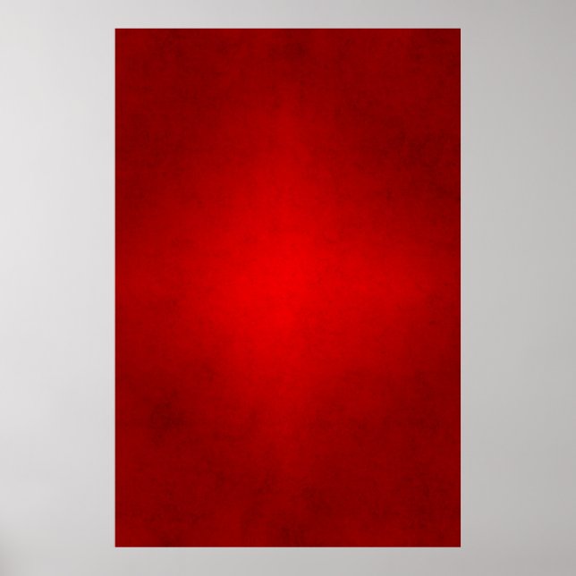 Póster Modelo de Papel de Pergaminho Vermelho Natal (Frente)